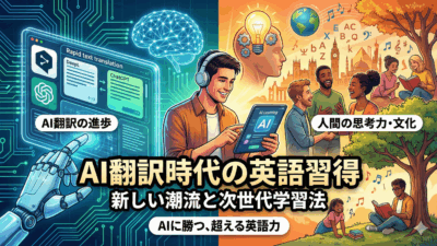 【英語習得】AI翻訳が進化するほど「英語力」の価値が上がる逆説。AI時代を生き抜くための英語学習、3つの新常識【英語学習ガイド】