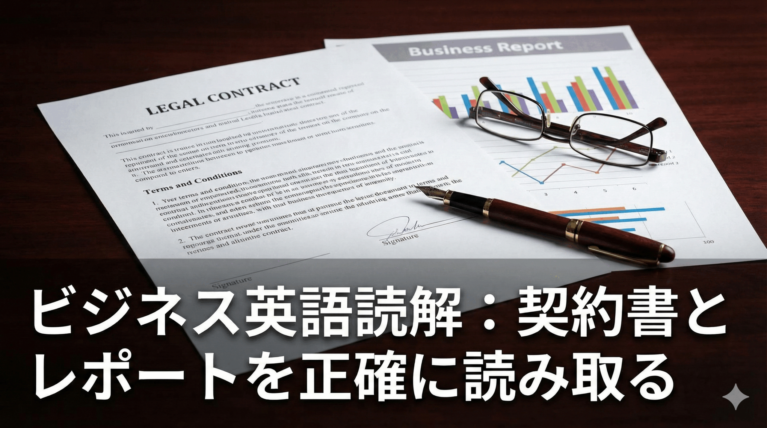 【英語読解力】知らないと損をする！ビジネス英語の「契約書・レポート」を読み解く3つの黄金ルール【英語学習ガイド】